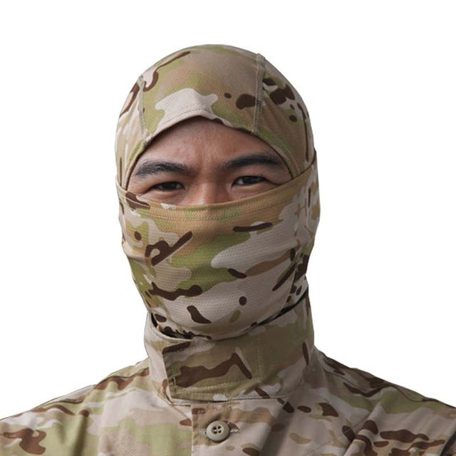 Military Tactical Hunt Full Face Mask Camouflage Paintball War Game