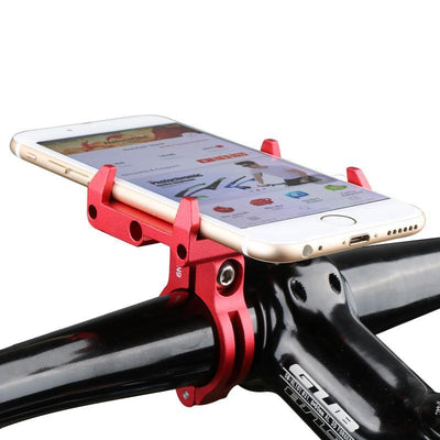 Bike Phone Stand Adjustable For 3.5-6.2inch Bicycle Handlebar Holder Aluminum