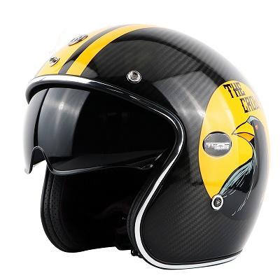 Vespa helmet motorcycle vintage scooter helmets open face visor jet style