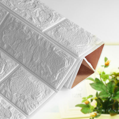 3D wall decor stickers wallpaper adhesive foam brick room DIY self home decor