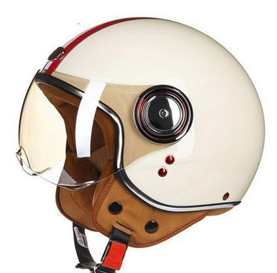 Vespa helmet motorcycle scooter vintage retro open face helmets