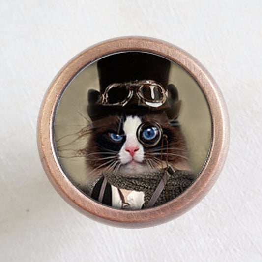 Cabinet knobs handle pulls antique cat drawer kitchen knobs furniture hardware