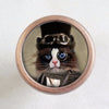 Cabinet knobs handle pulls antique cat drawer kitchen knobs furniture hardware