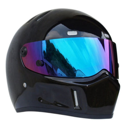 Full face motorcycle helmets goggles sports ATV black style