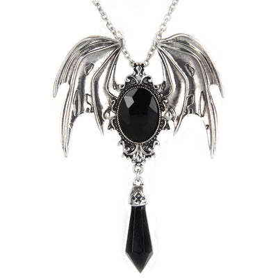 Vintage gothic halloween necklace pendant vampire for men women