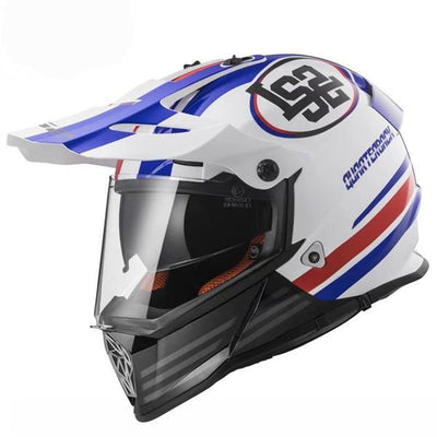 Full face motorcycle helmets off road motocross helmet racing double lens