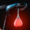 Cycling Balls Tail Silicone Light Bicycle Seat light LED Red Warning Egg Lamp
