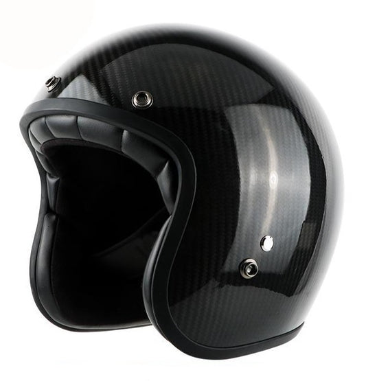 Vintage vespa motorcycle helmet open face 3/4 biker scooter