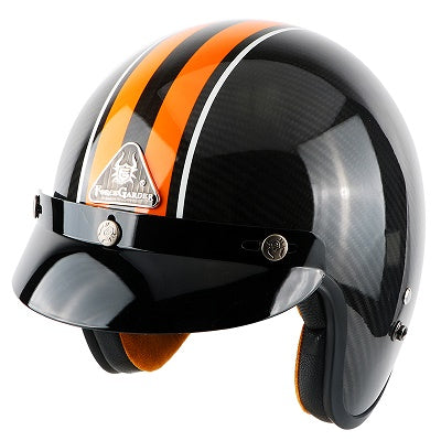 Vintage vespa motorcycle helmet open face 3/4 biker scooter