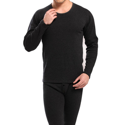 Thermal underwear sets for men shirt and pants warm thick clothes