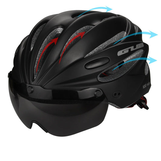 Glasses Bicycle Helmets Cycling Helmet Goggles Integrally-molded MTB Road racing Bike