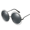 Vintage retro round sunglasses women
