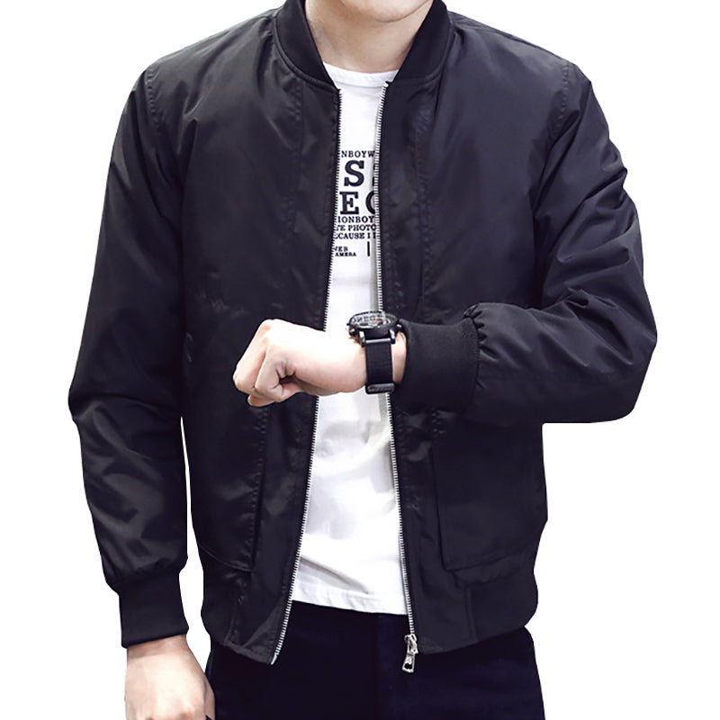 Army Men Jacket Thin Solid Fashion Coats Overcoat 4XL