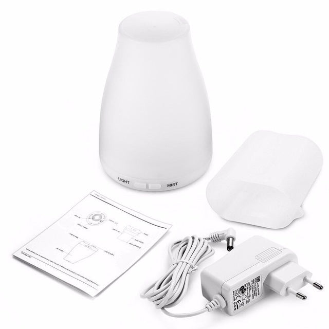 Ultrasonic Humidifier Essential Oil Aroma Diffuser Air Dry Protect