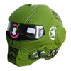 Green motorcycle helmet superhero ironman helmets marvel helmet moto casque