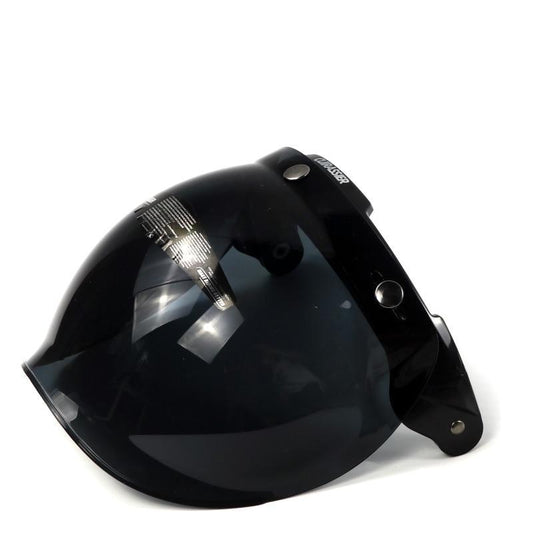 Vintage motorcycle bubble visor mask flip up sun UV protect
