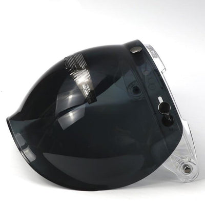 Vintage motorcycle bubble visor mask flip up sun UV protect