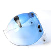 Vintage motorcycle bubble visor mask flip up sun UV protect