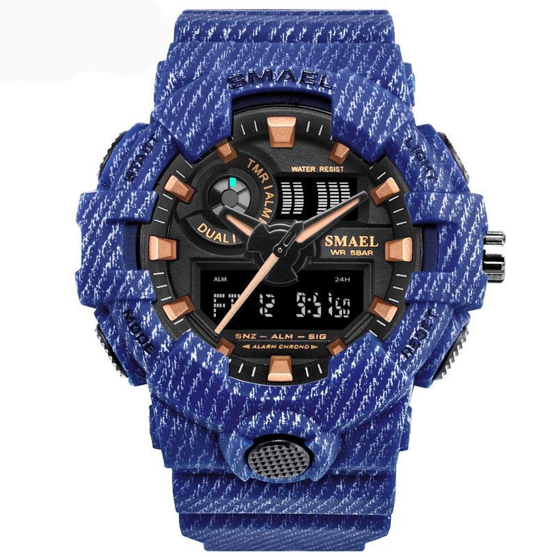 Men Sports Watches Military Watches Army Writwatch Digital LED 50m Waterproof