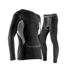 Thermal underwear set for men stretch dry anti microbial fitness clothes