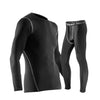 Thermal underwear set for men stretch dry anti microbial fitness clothes