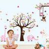 Wall decal wall sticker for kid room animals zoo monkey owl butterfly home decor