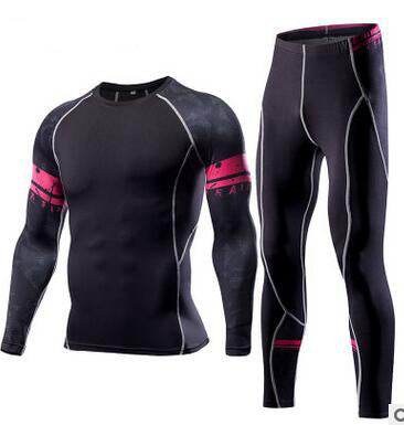 Thermal underwear sets for men clothes riding suit leisure sports