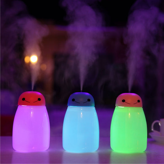USB Ultrasonic humidifier aroma oil essential with night light mist maker fogger