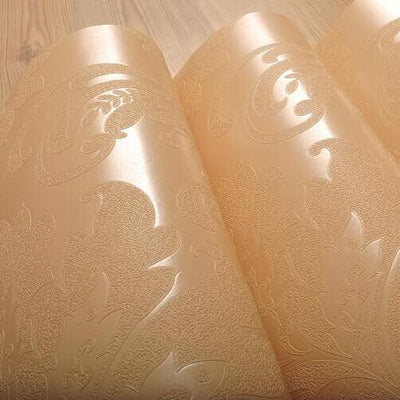 vintage european wallpaper pvc embossed textured roll wall home decor