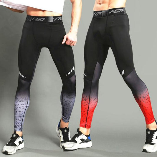 Yoga pants men sportswear running tights long trousers fitness gym