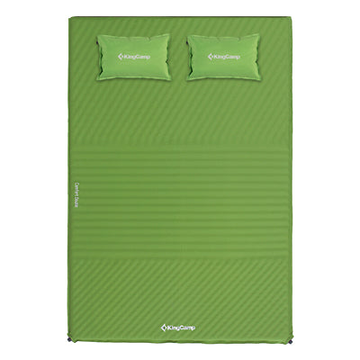 Camping mat comfort mattress pillows inflatable for 2-person