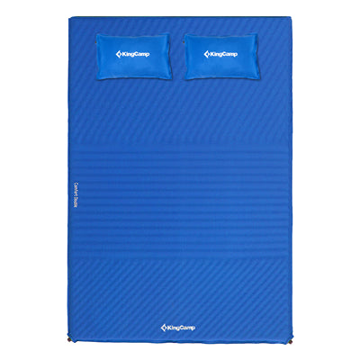 Camping mat comfort mattress pillows inflatable for 2-person