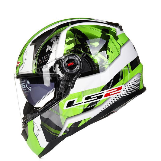 full face motorcycle helmet racing fiberglass with sun shield airbag
