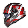 full face motorcycle helmet racing fiberglass with sun shield airbag