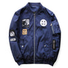 Men Bomber Hip Hop Jacket Designs Slim Fit Pilot Coat Plus Size 4XL