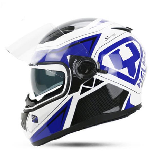 Full face vespa helmet motorcycle dual lens scooter helmets motoqueiro