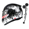 Vintage motorcycle helmet full face skull motorbike Vespa helmets dual lens racing