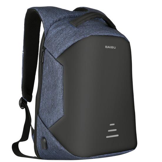 Men Backpack USB Charging for 15.6 inch Laptop Notebook Bag Travel Backpacks