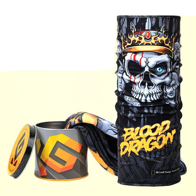 Skull mask bicycle scarf outdoor sports