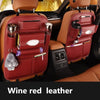 Car Backseat Storage Bag PU Leather Hanging Bags Phone Tissue Organizers Seat Back Accessories