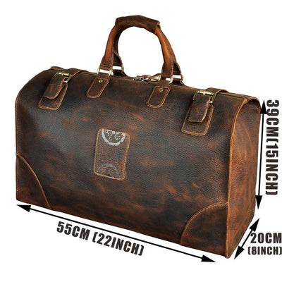 Luggage Bag Leather travel bags Large HandBag