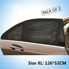 2x Car Rear Window UV Mesh Sun Shades Blocker Black color Exterior Accessories