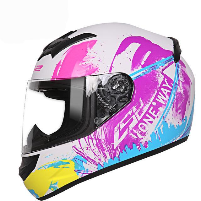 Full face motorcycle helmets visor lens anti fog casque racing biker chopper