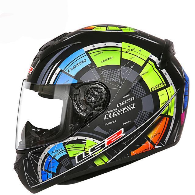 Full face motorcycle helmets visor lens anti fog casque racing biker chopper