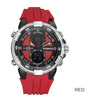 Men Sports Watches Wristwatches Quartz Digital Rubber White Band Clock Reloj Hombre