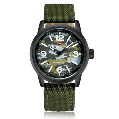 Army military men wristwatch canvas sport watches relogio masculino