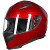 Full face motorcycle helmet 2visors scarf black yellow red blue white silver