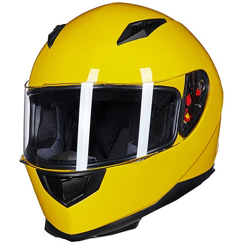 Full face motorcycle helmet 2visors scarf black yellow red blue white silver