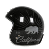Harley motorcycle helmet retro open face moto casco sparkle DOT approved
