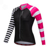 Cycling jersey bicycle clothes long sleeves for women